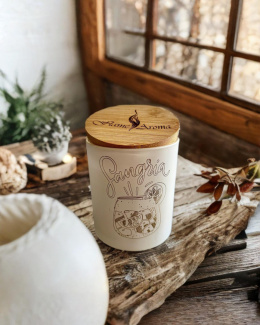 GRAWEROWANA Świeca sojowa Sangria FlameAroma